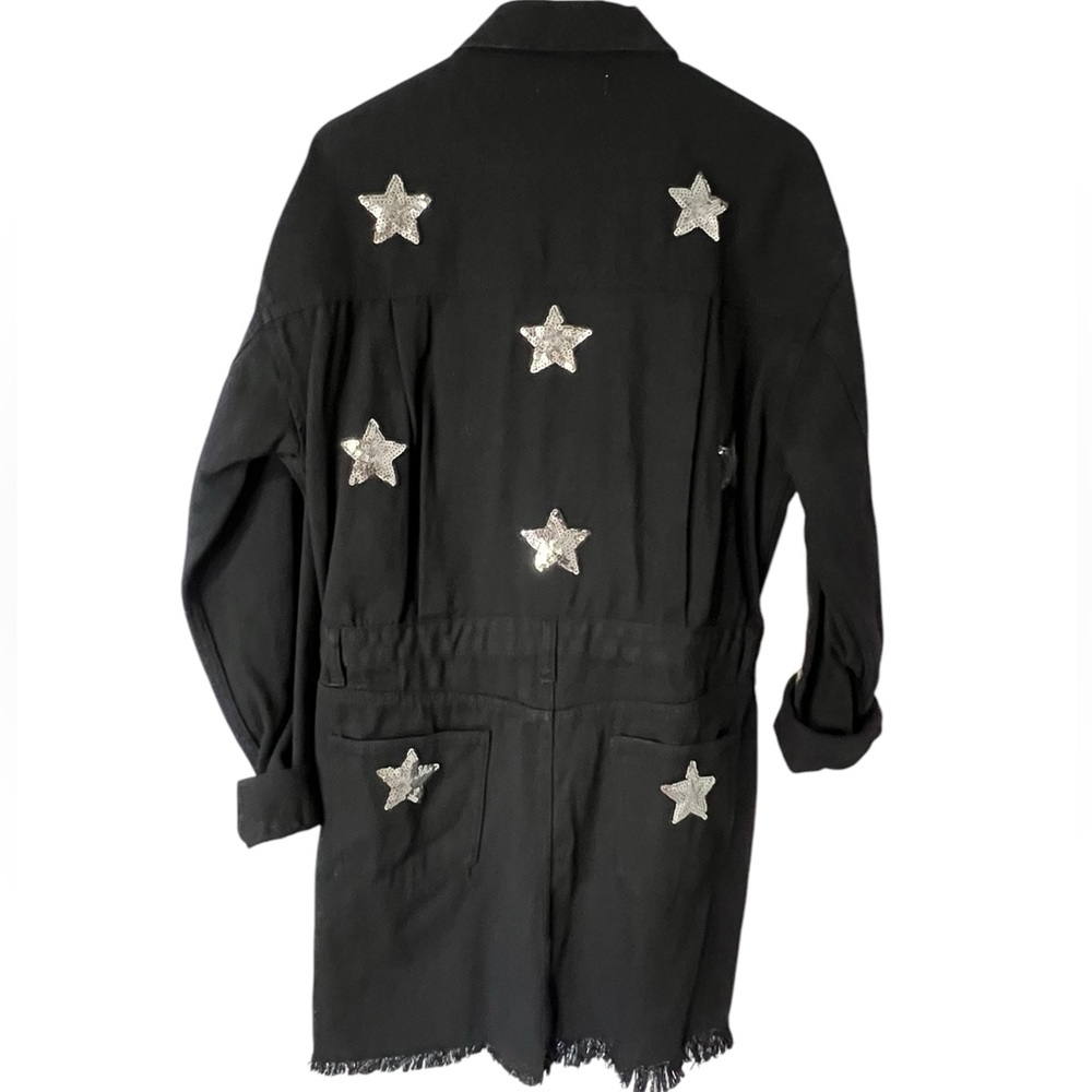 Buddy Love Black Dress with Silver Star Accents - Picture 3 of 5